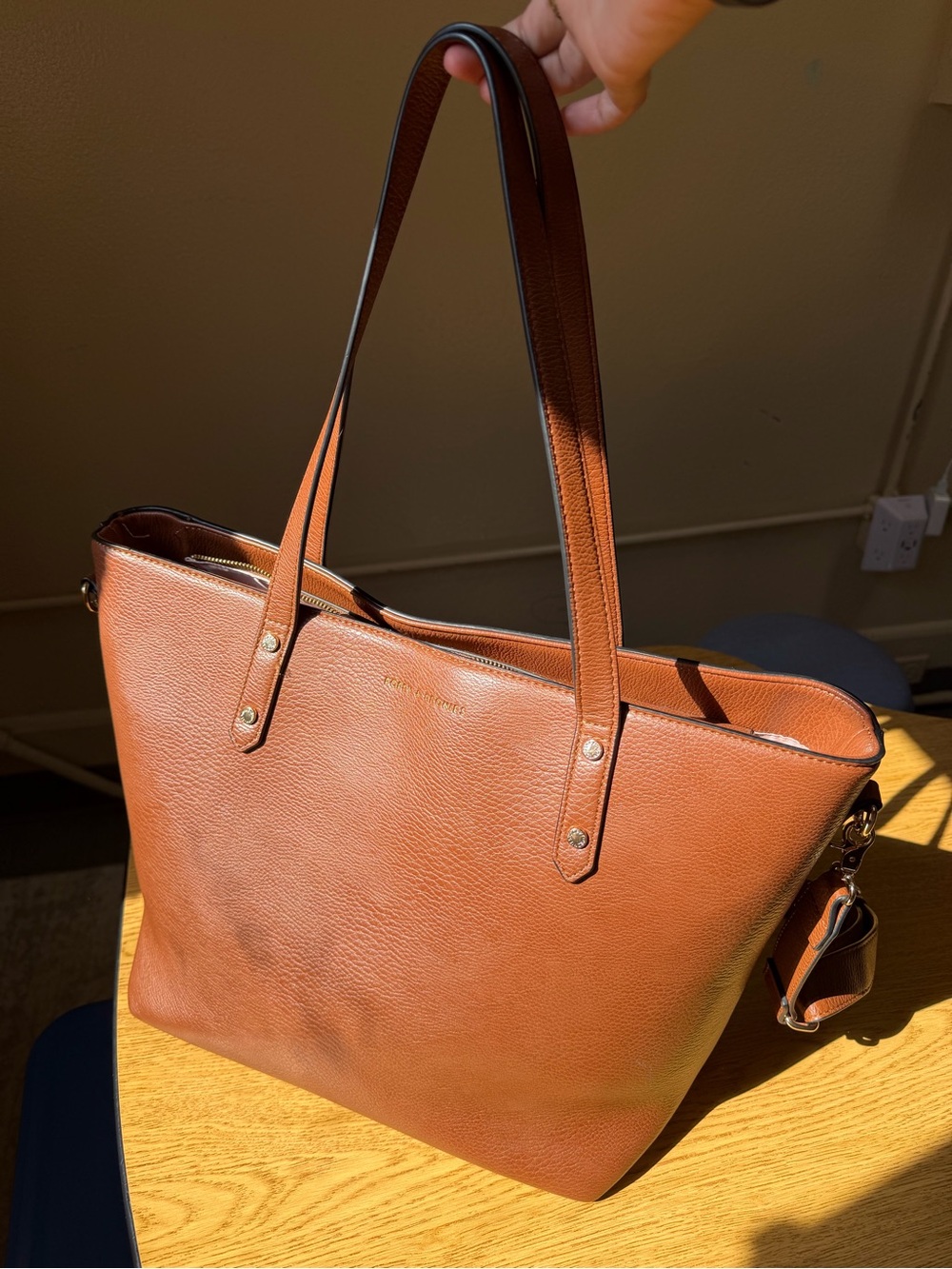 Poppy & Peonies Go-Getter Tote- Chesnut